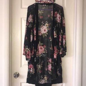 Plus size kimono